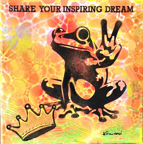 Share your inspiring dream von Monika Linard, Malerei kaufen auf Singulart