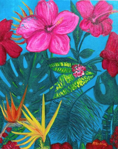 "Bellezza Tropicale" van My Sunshine, Schilderij te koop op Singulart
