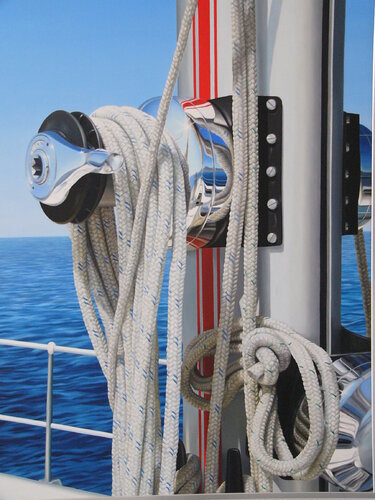 Segelbild Mast par Wolfgang Eberhardt, Peinture en vente sur Singulart