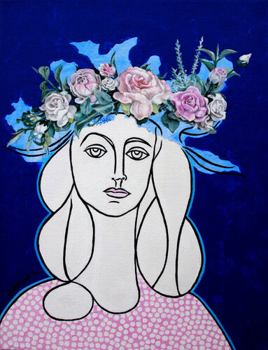 Francoise Gilot par Wolfgang Eberhardt, Peinture en vente sur Singulart