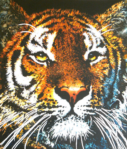 Tiger von Wolfgang Eberhardt, Malerei kaufen auf Singulart