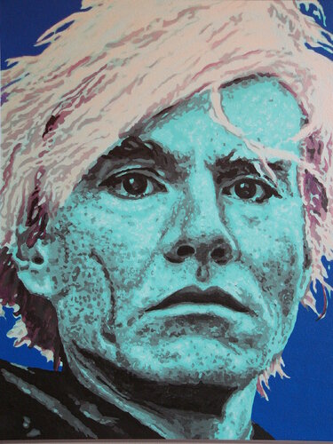 Pop-Art-Serie, 24 teilig: Andy Warhol par Wolfgang Eberhardt, Peinture en vente sur Singulart