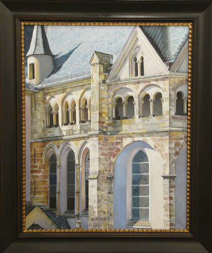 Kirche Münstermaifeld par Wolfgang Eberhardt, Peinture en vente sur Singulart