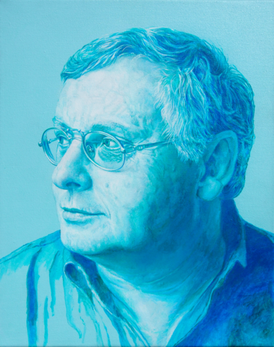 Wolfgang Ibald, aus der 20 teiligen Serie "Good Guys - Bad Boys" von Wolfgang Eberhardt, Malerei kaufen auf Singulart