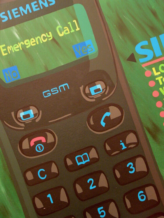 Pop-Art-Serie, 24 teilig, Emergency Call Wolfgang Eberhardt