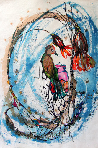 L'Oeuf van Valentine Carre, Schilderij te koop op Singulart