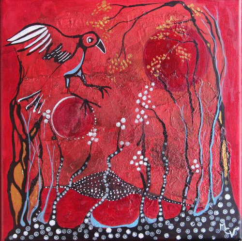 Un Arbre m'a dit, ein Baum hat es mir gesagt di Valentine Carre, Pittura in vendita su Singulart