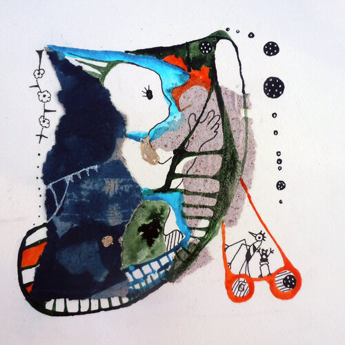 Le Hamac by Valentine Carre, Drawing for Sale on Singulart