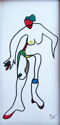 Harlequin 3 par Valentine Carre, Dessin en vente sur Singulart