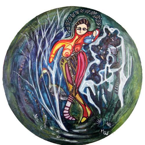 Virgin and Child van Valentine Carre, Schilderij te koop op Singulart