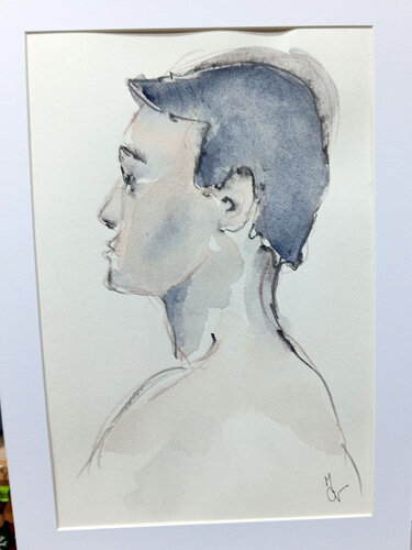 Fabien by Valentine Carre, 紙面作品 for Sale on Singulart