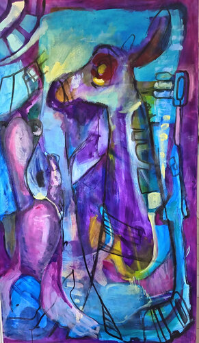 Duo by Valentine Carre, Painting for Sale on Singulart
