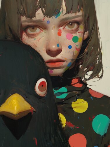 Penguin Giclée Print 30x40 cm - Animal Instinct #151 de Roger Haus, Impresión a la venta en Singulart