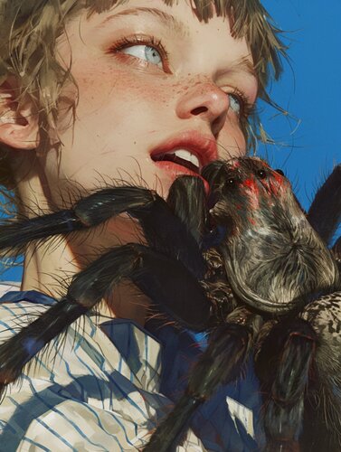 Spider Giclée Print 30x40 cm - Animal Instinct #140 von Roger Haus, Druck kaufen auf Singulart