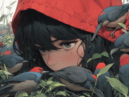Birds Giclée Print 50x70 cm - 小宇宙 - Microcosm Roger Haus