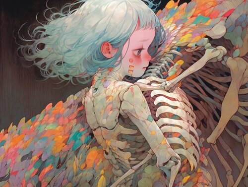 Nature Giclée Print 50x70 cm - HAI Symbiosis von Roger Haus, Druck kaufen auf Singulart