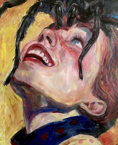 Spider Painting with Anna Dart (50x60 cm) I Animal Instinct 56 van Roger Haus, Schilderij te koop op Singulart