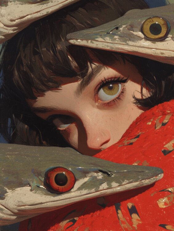 Fish Giclée Print 50x70 cm - Animal Instinct #40 Roger Haus