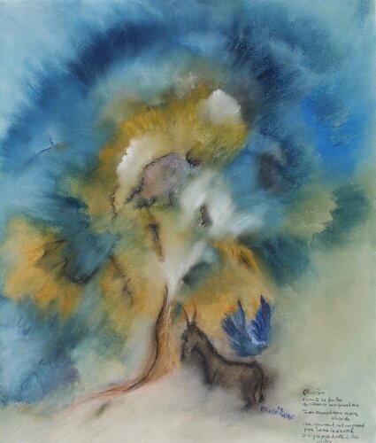 cher âne by Eliette Graf, Painting for Sale on Singulart