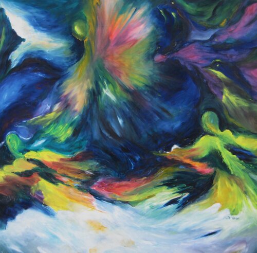jeu des fées di Eliette Graf, Pittura in vendita su Singulart