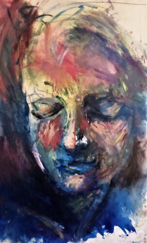 Consolation Face VII von PIHR, Malerei kaufen auf Singulart