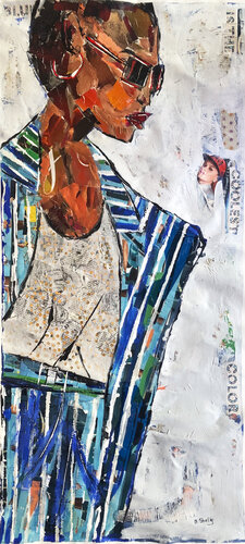 How Wide Can You Go par Barbara Shelly, Peinture en vente sur Singulart