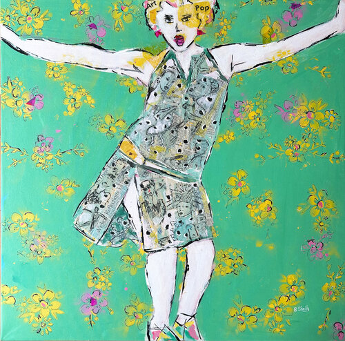 Art Pop van Barbara Shelly, Schilderij te koop op Singulart