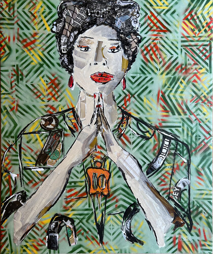 Peace de Barbara Shelly, Pintura a la venta en Singulart