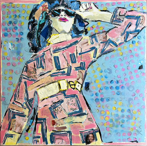 The Dress 2 van Barbara Shelly, Schilderij te koop op Singulart