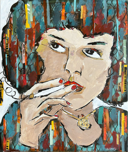 Angela van Barbara Shelly, Schilderij te koop op Singulart