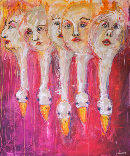 Gänse di Wirbelart, Pittura in vendita su Singulart