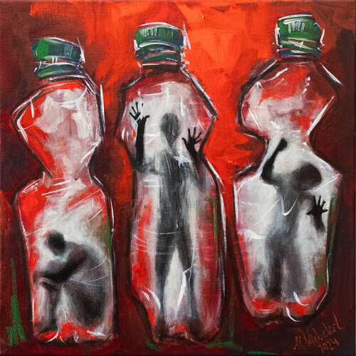 Flaschen van Wirbelart, Schilderij te koop op Singulart