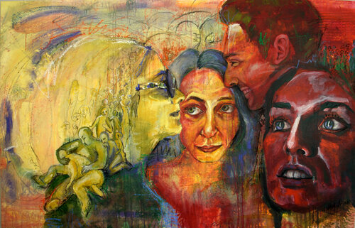 Der Blick van Wirbelart, Schilderij te koop op Singulart