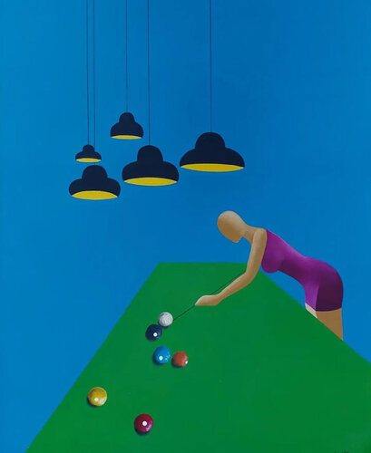 La Jugada by Maria Fernanda Cuartas, Painting for Sale on Singulart