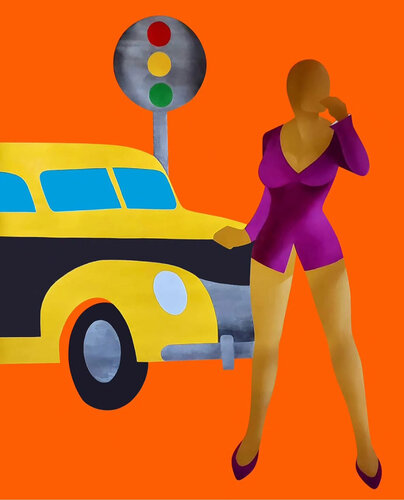 Semáforo by Maria Fernanda Cuartas, Painting for Sale on Singulart