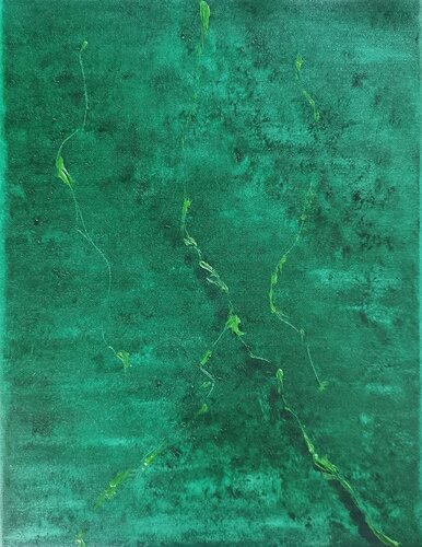 Dream green 2 van Piras Alexandra, Schilderij te koop op Singulart