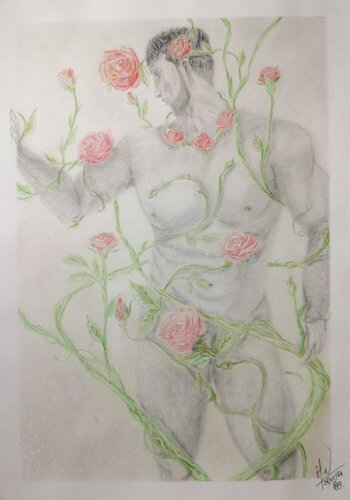 Epanouissement di Willy HERVY, Disegno in vendita su Singulart