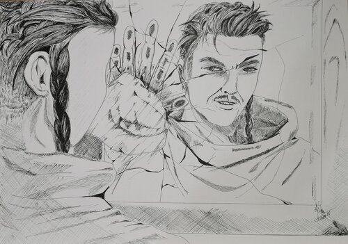 Ego di Willy HERVY, Disegno in vendita su Singulart