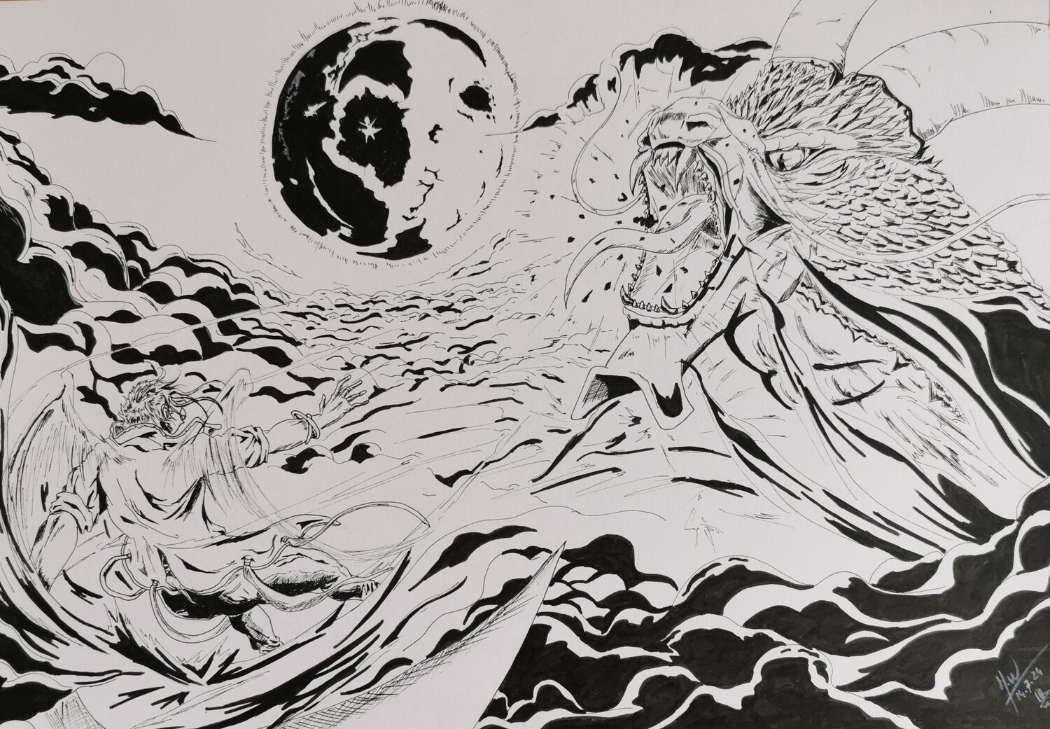 Affrontement lunaire Willy HERVY