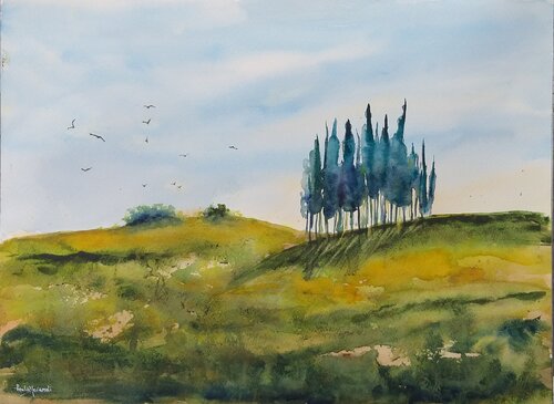 Paesaggio toscano de Paola Morandi, Pintura a la venta en Singulart