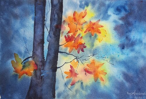 Autunno van Paola Morandi, Schilderij te koop op Singulart