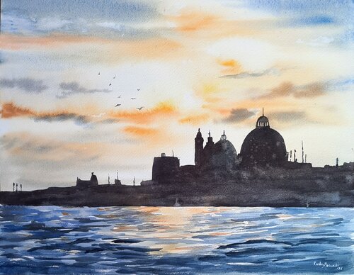 Profilo veneziano von Paola Morandi, Malerei kaufen auf Singulart