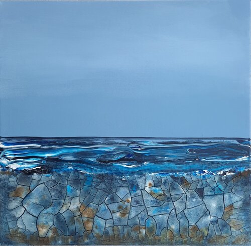 Between rocks and sky di Paola Morandi, Pittura in vendita su Singulart