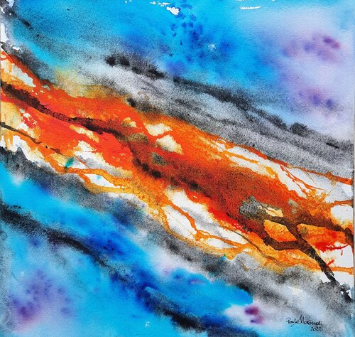 Diagonale by Paola Morandi, Painting for Sale on Singulart