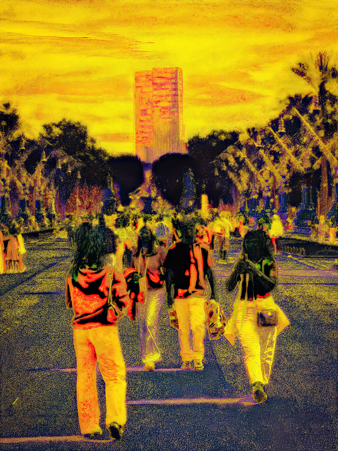 Barcelona walk Peter Teuschel