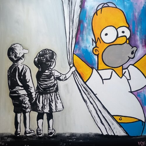 Eine andere Welt by Ole Müller, Painting for Sale on Singulart