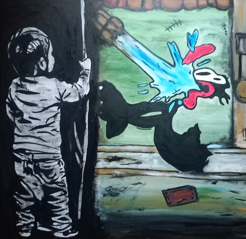 Kinderlachen von Ole Müller, Malerei kaufen auf Singulart