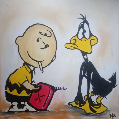 Benzin by Ole Müller, Painting for Sale on Singulart