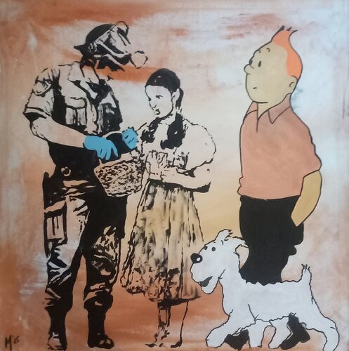 Als Schurken noch Schurken waren by Ole Müller, Painting for Sale on Singulart