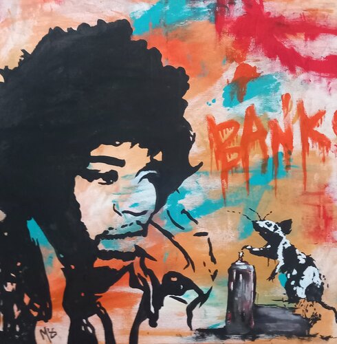 Die Straße der Musik by Ole Müller, Painting for Sale on Singulart